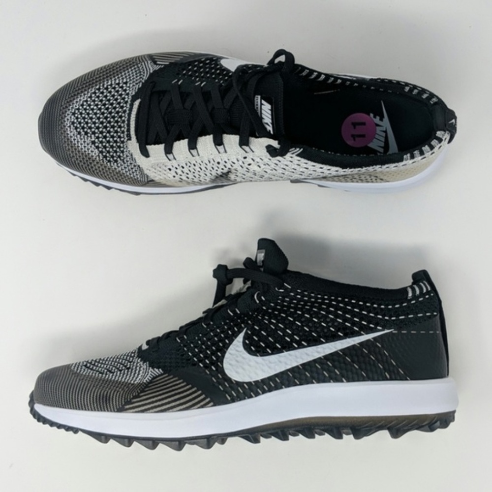 Nike Flyknit Racer G Men's Golf Shoes Oreo New